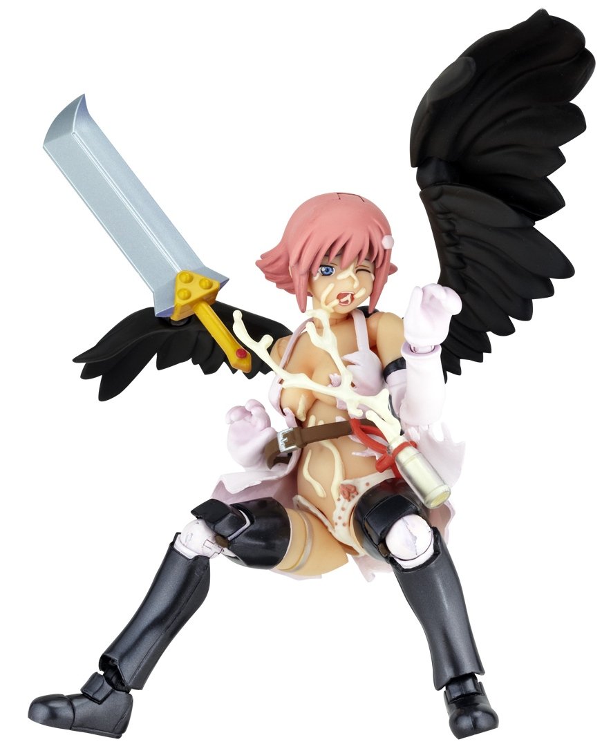 リボルテック クイーンズブレイド　光明の天使 ナナエル 2Pカラーver. クイーンズブレイド 光明の天使 ナナエル 限定2Pカラー PVC完成
